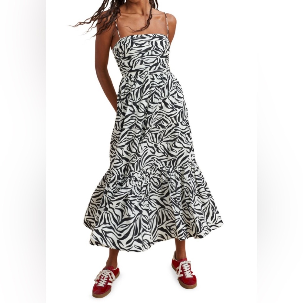 La Ligne Sofia dress in zebra print size medium